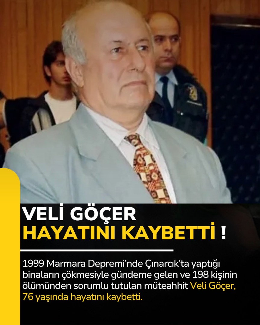 VELİ GÖÇER HAYATINI KAYBETTİ!